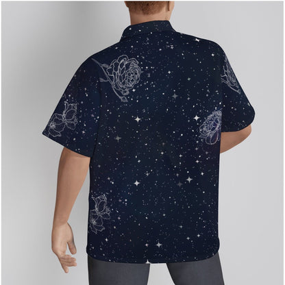 Flower Constellation Hawaiian Shirt - Fox & Joy