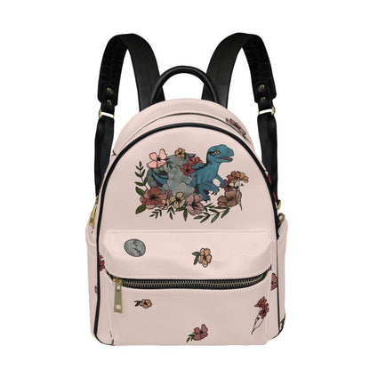 Prehistoric Pink Cosmo The Baby Dino Backpack Purse - Fox & Joy