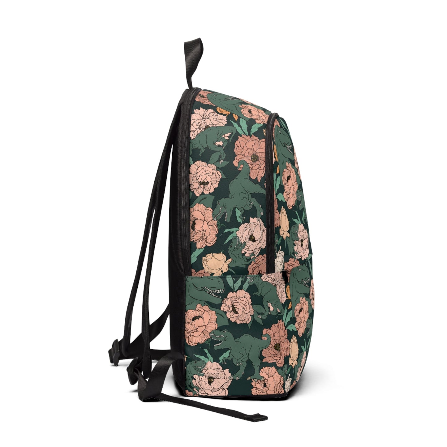 T-Rex and Flowers Backpack - Fox & Joy