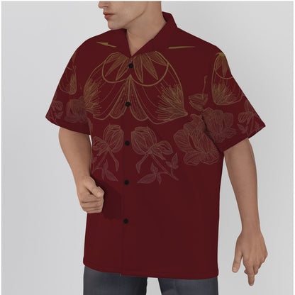 Winged Things Warm Moth Hawaiian Shirt - Fox & Joy